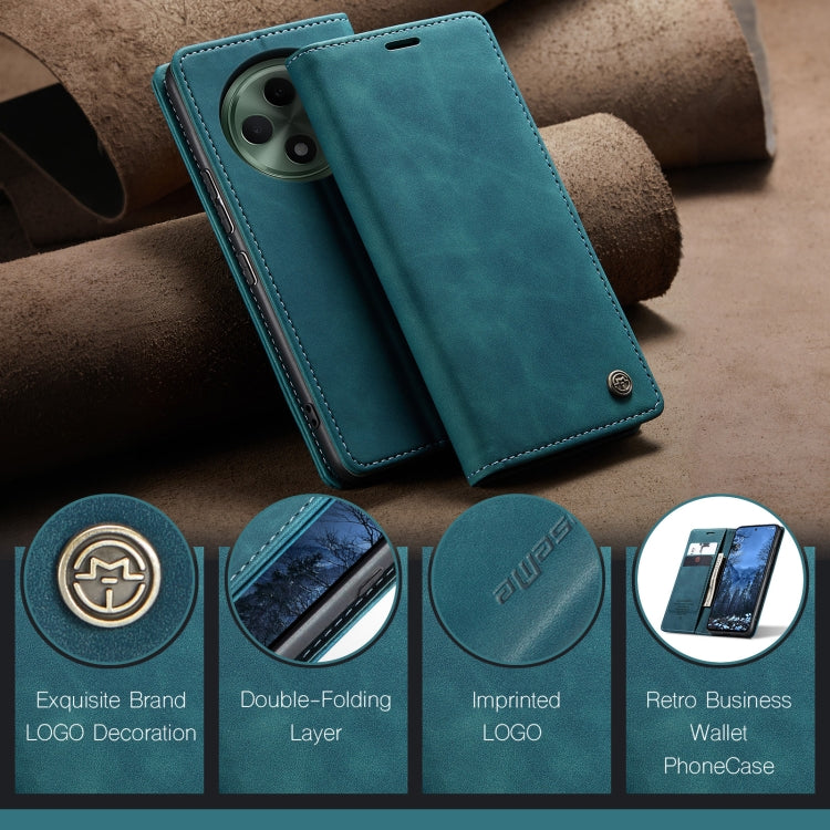 For OPPO Reno12 F /12 FS 5G CaseMe 013 Multifunctional Horizontal Flip Leather Phone Case(Blue) - Reno12 F Cases by CaseMe | Online Shopping UK | buy2fix