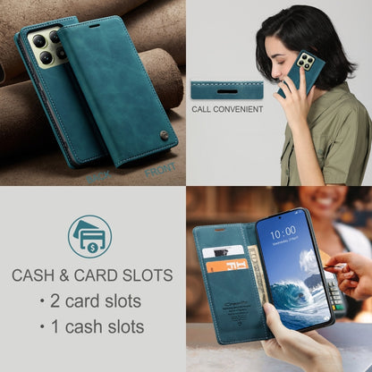 For Xiaomi 14T CaseMe 013 Multifunctional Horizontal Flip Leather Phone Case(Blue) - 14T Cases by CaseMe | Online Shopping UK | buy2fix