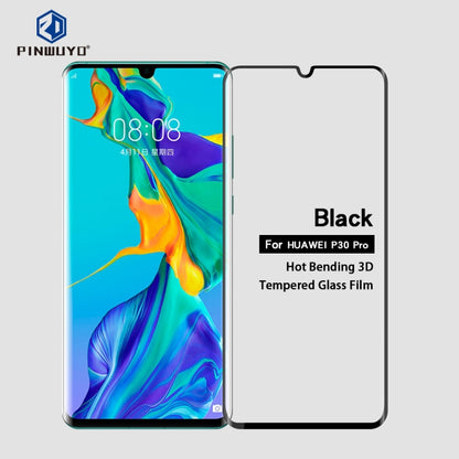 PINWUYO 9H 3D Curved Heat Bending Full Screen Tempered Glass Film for Oneplus7 pro（black） - Huawei Tempered Glass by PINWUYO | Online Shopping UK | buy2fix