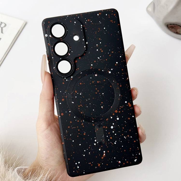 For Samsung Galaxy S25+ 5G Starry Sky TPU Shockproof MagSafe Phone Case(Black) - Galaxy S25+ 5G Cases by buy2fix | Online Shopping UK | buy2fix