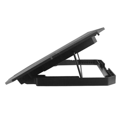 X4 4 Fan 7-Speed Control Noiseless Height Adjustable Stand Laptop Cooling Pad - Cooling Pads by buy2fix | Online Shopping UK | buy2fix