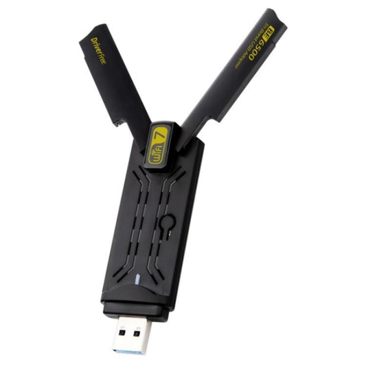 BE6500 Wireless Network Card Driver Free 6500M Tri Band WiFi 7 USB 3.0  Adapter for PC - USB Network Adapter by buy2fix | Online Shopping UK | buy2fix