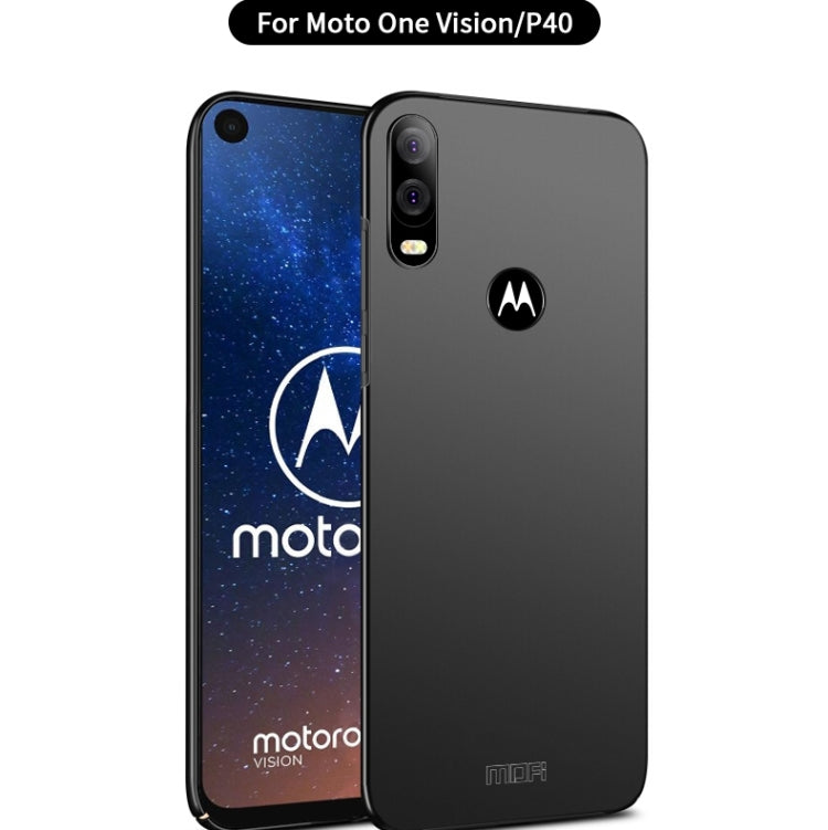 MOFI Frosted PC Ultra-thin Hard Case for Moto P40/One Vision(red) - Motorola Cases by MOFI | Online Shopping UK | buy2fix