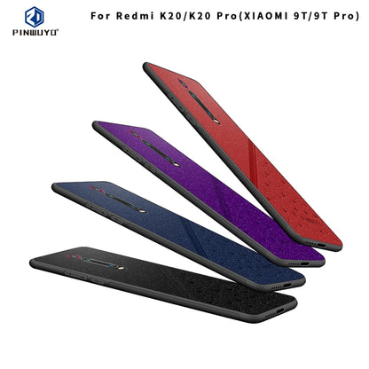 PINWUYO Full Coverage Waterproof Shockproof PC+TPU+PU Protective Case for XIAOMI RedMi K20 / K20 Pro / Mi 9T / Mi 9T Pro(Purple) - Xiaomi Cases by PINWUYO | Online Shopping UK | buy2fix