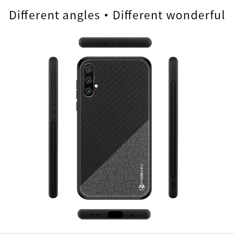 PINWUYO Honors Series Shockproof PC + TPU Protective Case for Huawei Nova 5(Black) - More Brand by PINWUYO | Online Shopping UK | buy2fix