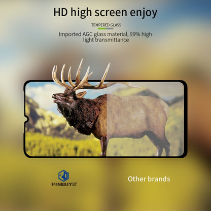 For Xiaomi 9 Lite PINWUYO 9H 2.5D Full Screen Tempered Glass Film(Black) -  by PINWUYO | Online Shopping UK | buy2fix