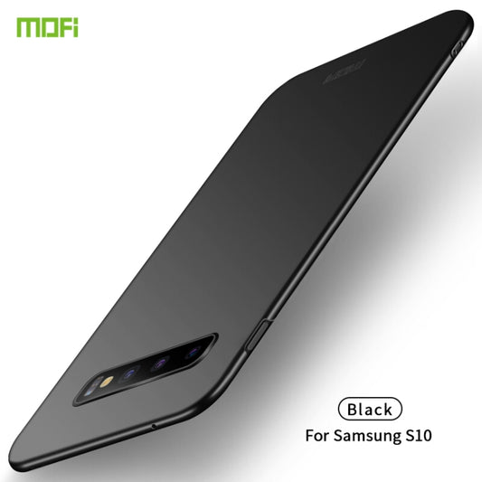 For Galaxy S10 MOFI Frosted PC Ultra-thin Hard Case(Black) - Galaxy Phone Cases by MOFI | Online Shopping UK | buy2fix