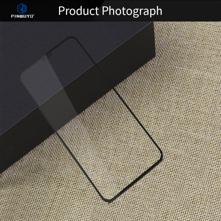 For iPhone 11 Pro PINWUYO 9H 2.5D Full Screen Tempered Glass Film(Black) - iPhone 11 Pro Tempered Glass by PINWUYO | Online Shopping UK | buy2fix