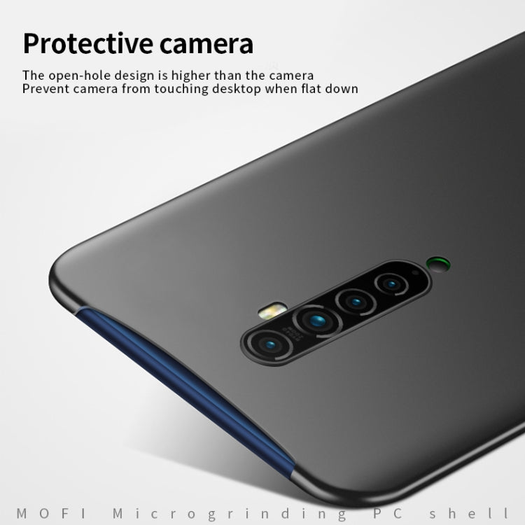 For OPPO Reno2 MOFI Frosted PC Ultra-thin Hard Case(Black) - OPPO Cases by MOFI | Online Shopping UK | buy2fix