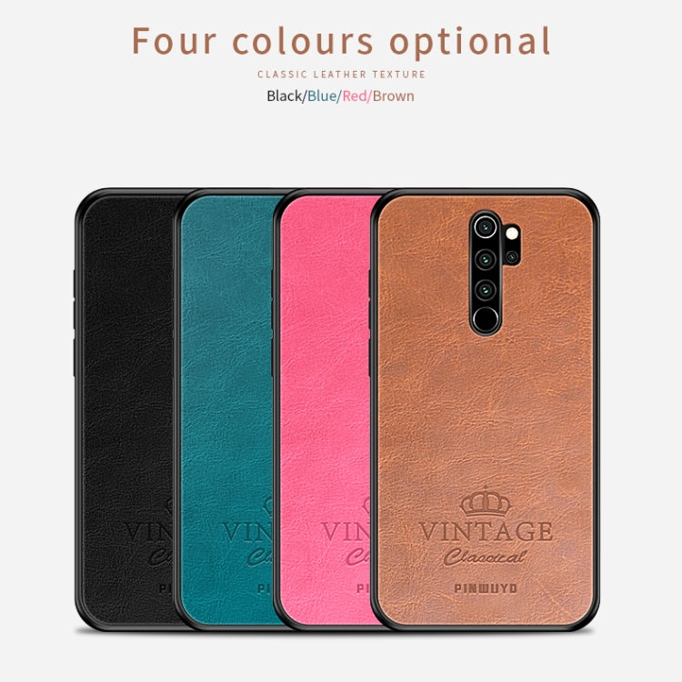 For Xiaomi RedMi Note 8 Pro PINWUYO Pin Rui Series Classical Leather, PC + TPU + PU Leather Waterproof And Anti-fall All-inclusive Protective Shell(Brown) - Xiaomi Cases by PINWUYO | Online Shopping UK | buy2fix