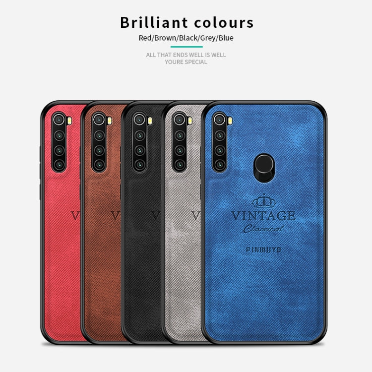 For Xiaomi RedMi Note 8 PINWUYO Zun Series PC + TPU + Skin Waterproof And Anti-fall All-inclusive Protective Shell(Blue) - Xiaomi Cases by PINWUYO | Online Shopping UK | buy2fix