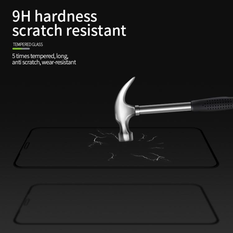 For iPhone 11 Pro Max  PINWUYO 9H 3D Curved Tempered Glass Film(Black) - iPhone 11 Pro Max Tempered Glass by PINWUYO | Online Shopping UK | buy2fix