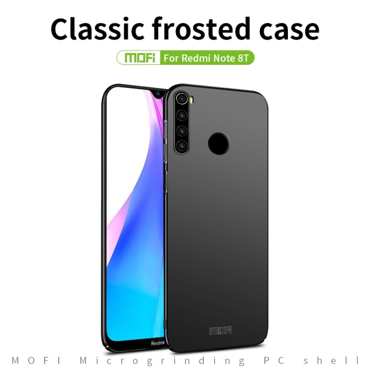 For Xiaomi RedMi Note8T MOFI Frosted PC Ultra-thin Hard Case(Black) - Xiaomi Cases by MOFI | Online Shopping UK | buy2fix