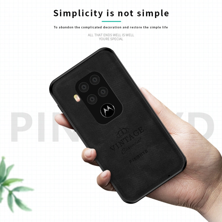 For Motorola One Zoom / One Pro PINWUYO Zun Series PC + TPU + Skin Waterproof And Anti-fall All-inclusive Protective Shell(Black) - Motorola Cases by PINWUYO | Online Shopping UK | buy2fix