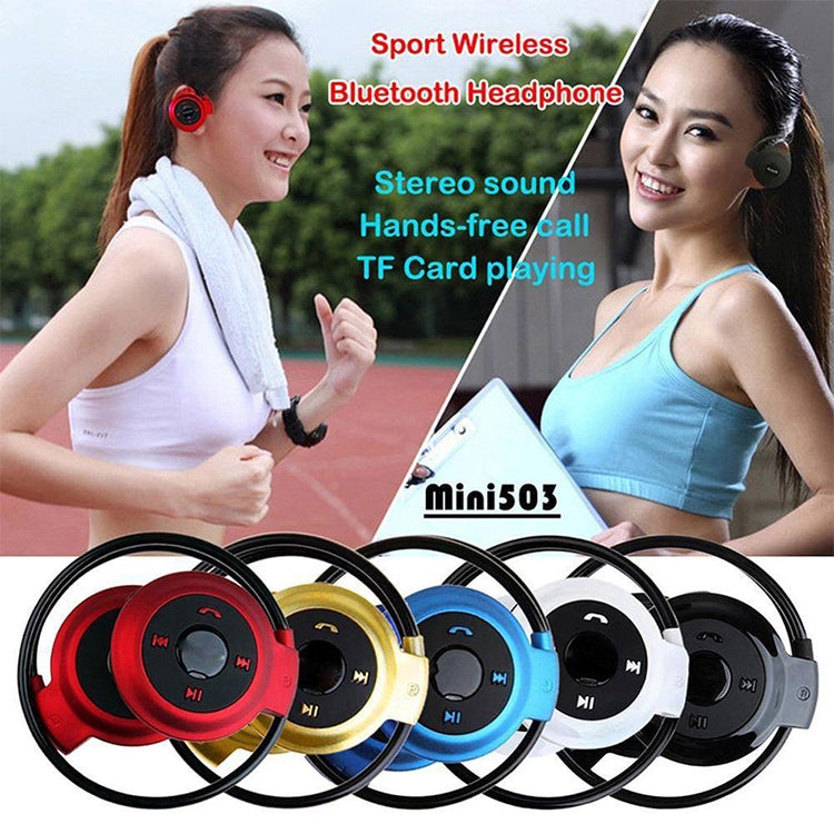 mini-503 MP3 Player Bluetooth Earphone, Support FM Radio & 32GB TF Card - Bluetooth Earphone by buy2fix | Online Shopping UK | buy2fix