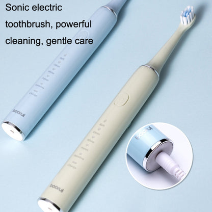 Boorui BR-Z5 USB Fast Charge Soft Toothbrush 5 Gear Sonic Electric Toothbrush(Sky Blue) - Toothbrushes by buy2fix | Online Shopping UK | buy2fix