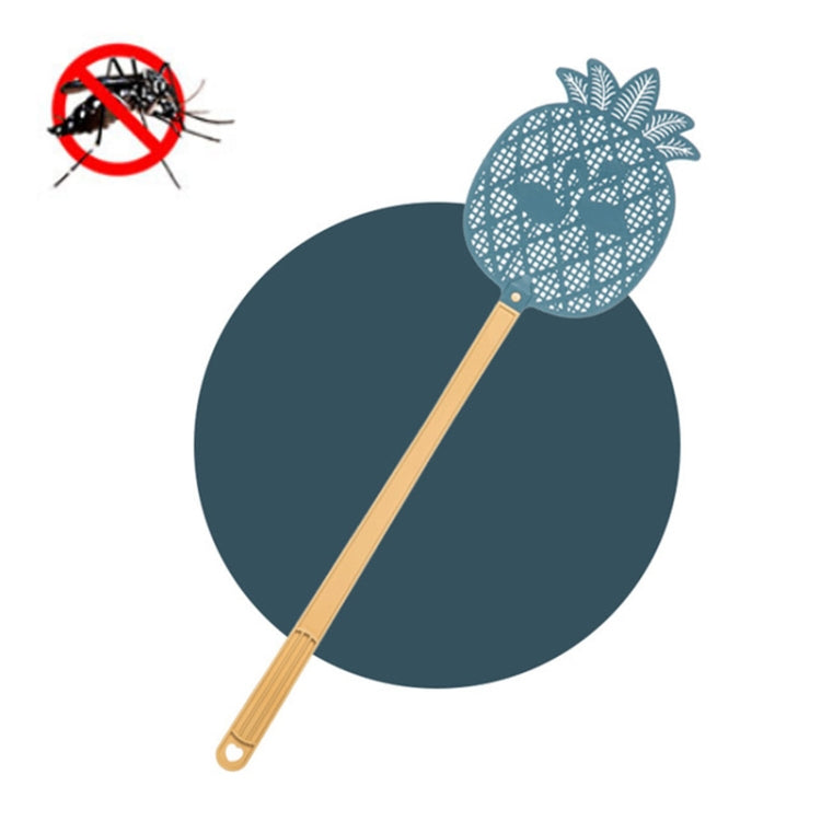 Summer Plastic Fly Swatter Flycatcher, Style:Pineapple Pattern(Blue) - Fly Swatter by buy2fix | Online Shopping UK | buy2fix