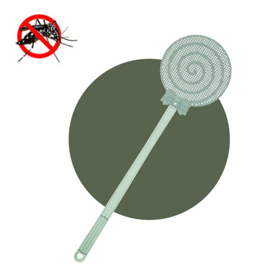 Summer Plastic Fly Swatter Flycatcher, Style:Lollipop Pattern(Green) - Fly Swatter by buy2fix | Online Shopping UK | buy2fix