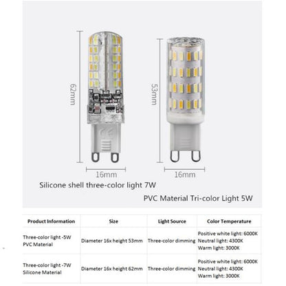 7W G9 LED Energy-saving Light Bulb Light Source(White Light) - LED Blubs & Tubes by buy2fix | Online Shopping UK | buy2fix