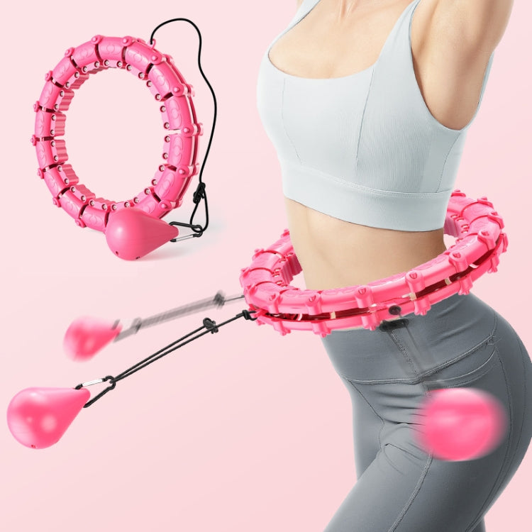 Smart Thin Waist Ring Women Will Not Fall Off Detachable Abdominal Ring Fitness Equipment, Size: 21 Knots(Purple) - Fitness Circles by buy2fix | Online Shopping UK | buy2fix