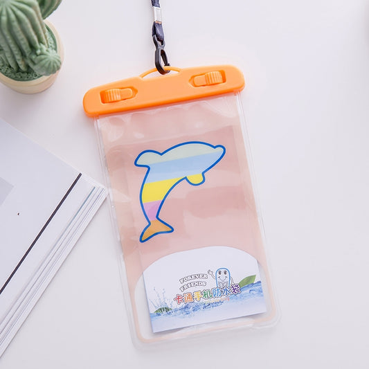 10 PCS Large Outdoor Photo Transparent Waterproof Cartoon Mobile Phone Bag, Style:Dolphin - Waterproof Bag by buy2fix | Online Shopping UK | buy2fix