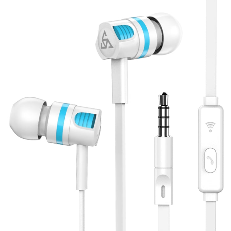 Super Bass Stereo Earphone with Microphone for Samsung / Xiaomi Mobile Phone(Black Earphone) - In Ear Wired Earphone by buy2fix | Online Shopping UK | buy2fix