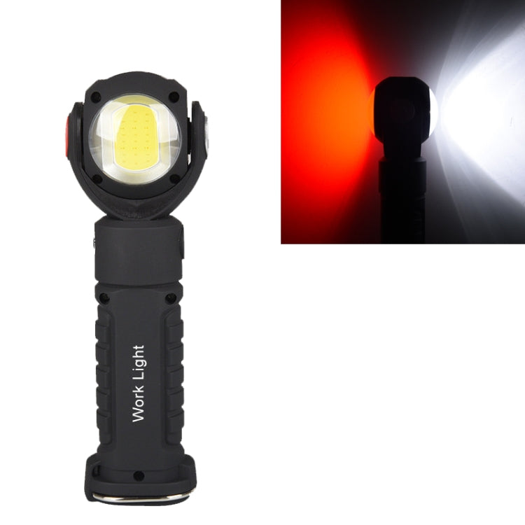 Dual-Function Work Light Outdoor Portable Handheld Inspection Light COB Rechargeable Flashlight Emergency Light - LED Flashlight by buy2fix | Online Shopping UK | buy2fix