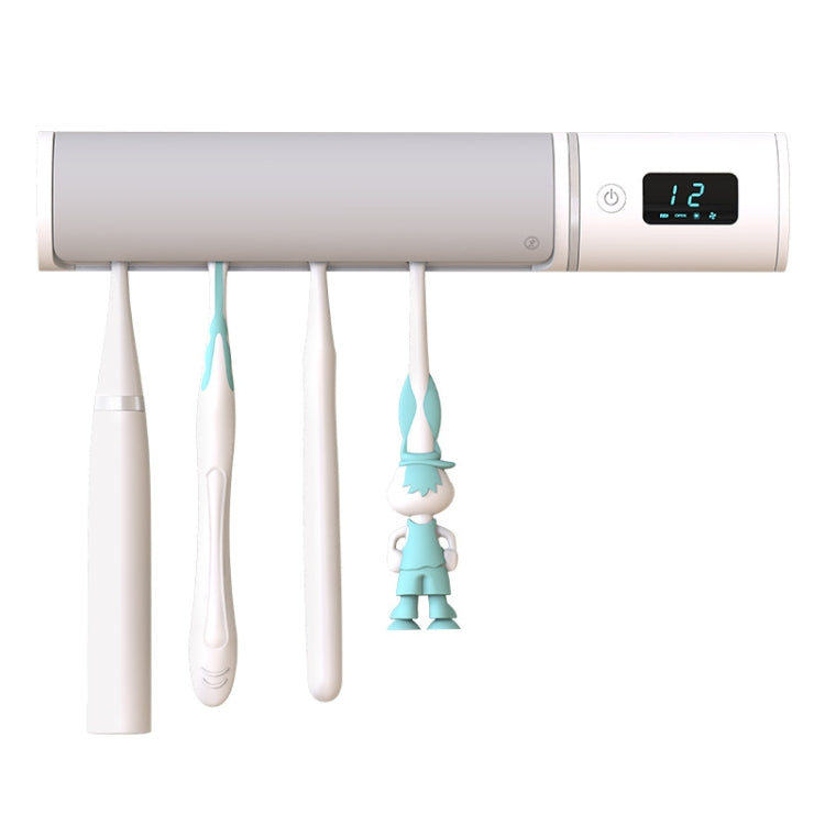 YZZ-XX01 Intelligent Sensor Toothbrush Sterilizer Automatically Turns On UVC Ultraviolet Sterilization Toothbrush Sterilization Box(White) - Toothbrush Sanitizer by buy2fix | Online Shopping UK | buy2fix