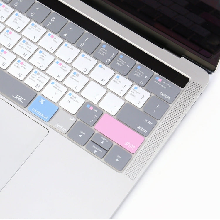 JRC English Version Colored Silicone Laptop Keyboard Protective Film For MacBook Retina 12 inch A1534(Soothing Color) - Keyboard Protector by JRC | Online Shopping UK | buy2fix