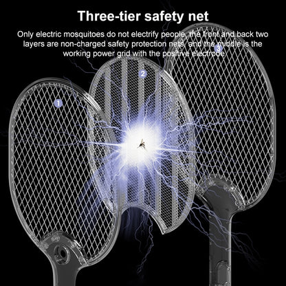 LED Mosquito Swatter USB Mosquito Killer, Colour: White (Without Base) - Fly Swatter by buy2fix | Online Shopping UK | buy2fix