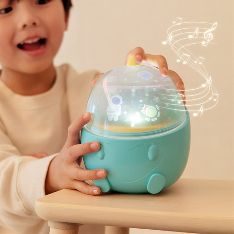 CX-12 Little Dinosaur Starry Sky Light USB Music Box Night Light LED Dream Rotating Projection Lamp(Pink) - Projection Lamp by buy2fix | Online Shopping UK | buy2fix