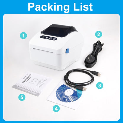 Xprinter XP-320B 80mm Thermal Barcode Supermarket Cashier Label Printer, Spec: USB+Bluetooth(US Plug) - Printer by Xprinter | Online Shopping UK | buy2fix