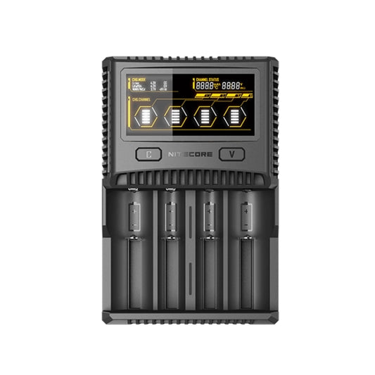 NITECORE 4-Slot Smart LCD Fast Charger, Model: SC4(EU Plug) - Charger & Converter by buy2fix | Online Shopping UK | buy2fix