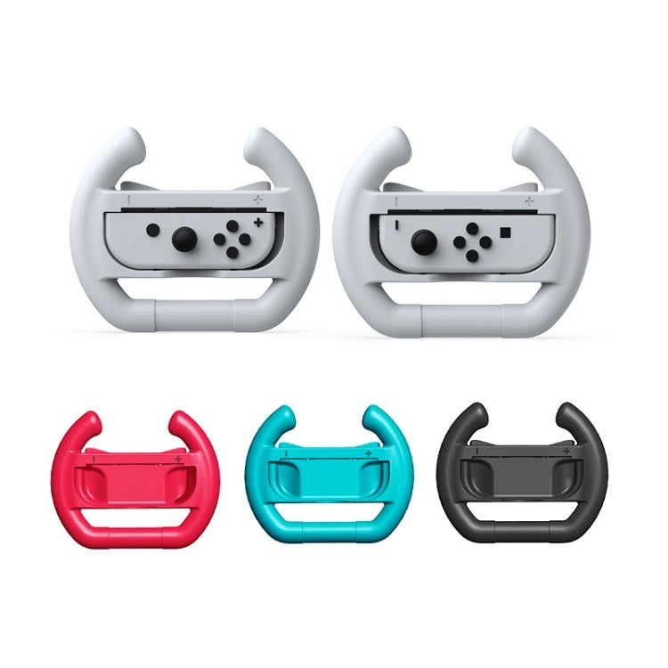 DOBE Left And Right Handle Steering Wheel For Switch OLED / Switch, Specification： White（2PCS/Pack） - Gamepads by DOBE | Online Shopping UK | buy2fix