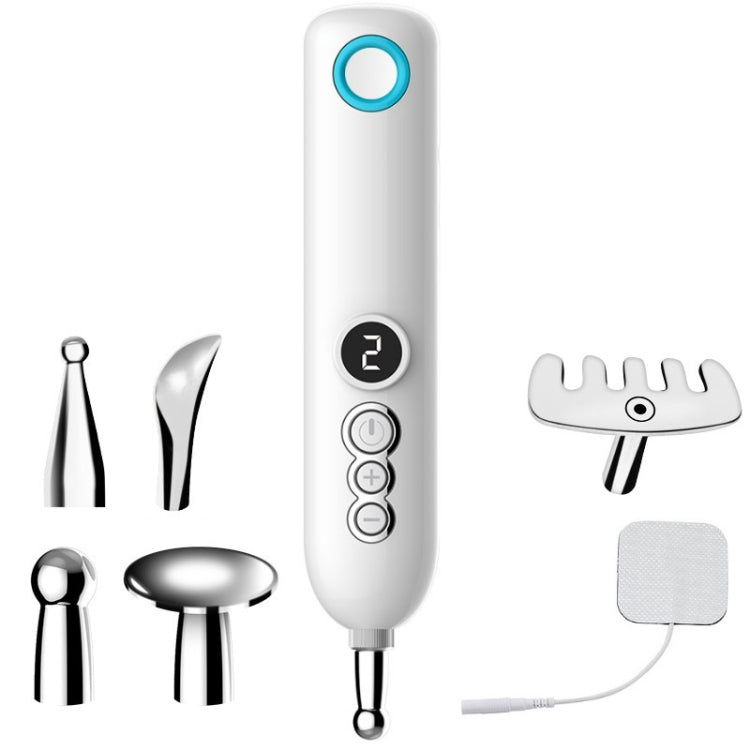 Smart  Rechargeable Meridian Pen Hot Compress Pulse Acupuncture Acupuncture Massager, Specification： Flagship - Massage & Relaxation by buy2fix | Online Shopping UK | buy2fix