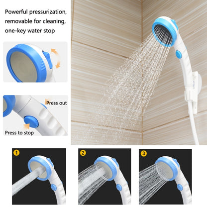 LLT-ES01 Electric Pet Shower Outdoor Camping Bath Device, Style: Standard (Sky Blue) - Shower Head by buy2fix | Online Shopping UK | buy2fix