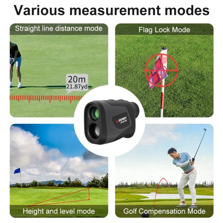 SNDWAY Telescope Golf Rangefinder Handheld Outdoor Altitude Angle Rangefinder, Model: SW-M500 500m - Laser Rangefinder by SNDWAY | Online Shopping UK | buy2fix