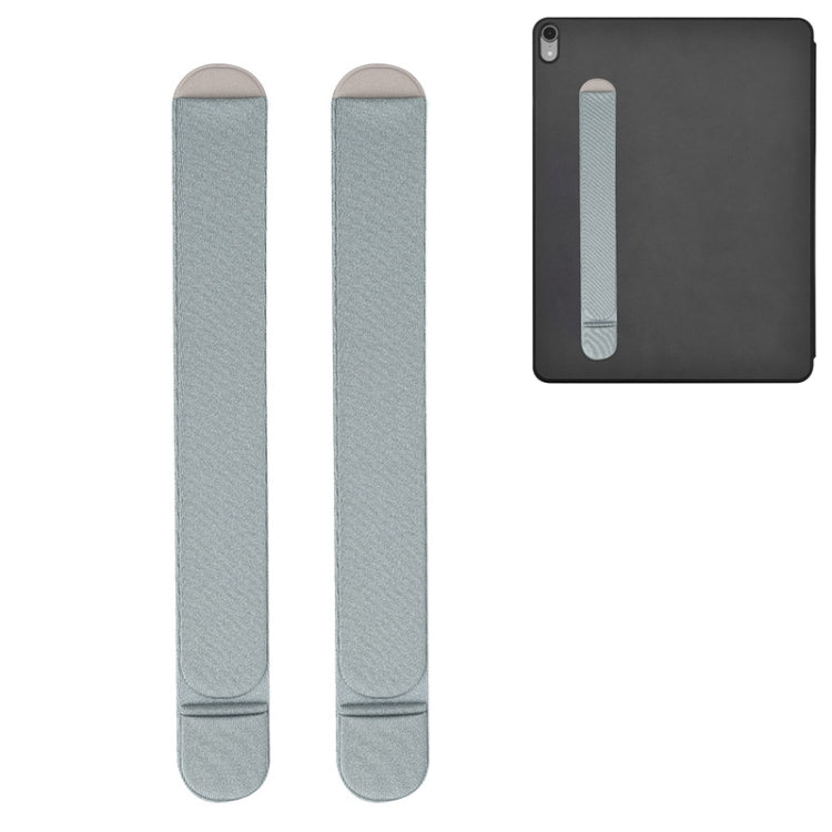 2 PCS Sticky Flannel Stylus Pen Protective Case For Apple Pencil 1(Grey) - Pencil Accessories by buy2fix | Online Shopping UK | buy2fix