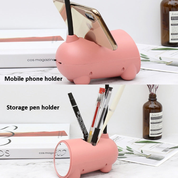 FY003T Small Rabbit USB Charging Desk Lamp with Pen Holder(Dark Blue) - Desk Lamps by buy2fix | Online Shopping UK | buy2fix