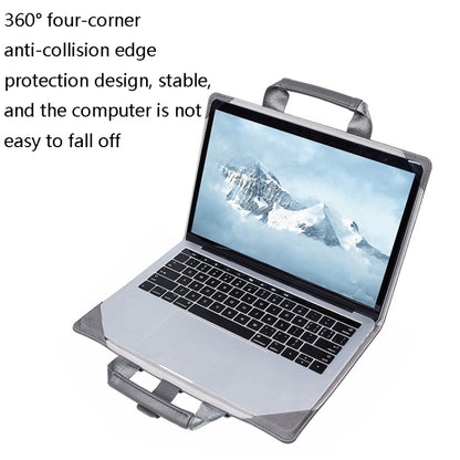 Book Style Laptop Protective Case Handbag For Macbook 13 inch(Ink Green) - Protective Bags by buy2fix | Online Shopping UK | buy2fix