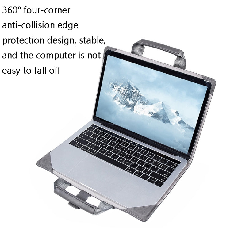 Book Style Laptop Protective Case Handbag For Macbook 16 inch(Black + Power Bag) - Protective Bags by buy2fix | Online Shopping UK | buy2fix