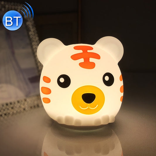 DA006 LED Colorful Tiger Silicone Night Light, Type: Bluetooth Speaker - Night Lights by buy2fix | Online Shopping UK | buy2fix