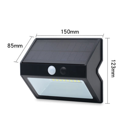 N770 48 LEDs Solar Body Sensing Wall Light(Cool White Light) - Solar Lights by buy2fix | Online Shopping UK | buy2fix