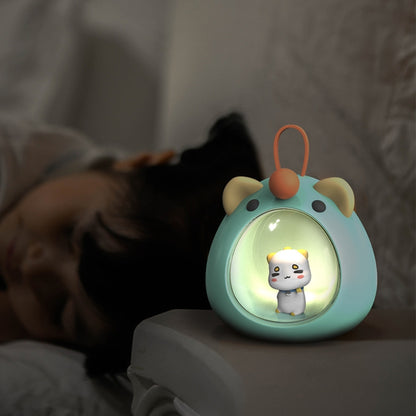 USB Bluetooth Audio Bedroom Atmosphere Cartoon Night Light, Style: 4 Fur Night Light Type (Cherry Pink) - Night Lights by buy2fix | Online Shopping UK | buy2fix