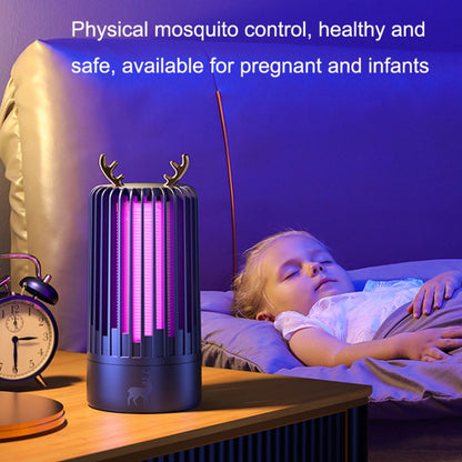 Household Photocatalyst Mosquito Killer Interior USB Mute Shock Mosquito Lamp(Gemstone Blue) - Repellents by buy2fix | Online Shopping UK | buy2fix