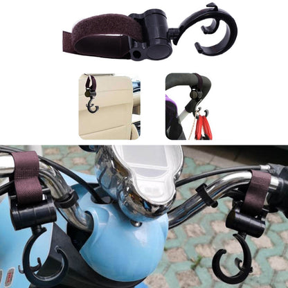Stroller Paste Hook Car Rear Hook(Paste Hook Rose Red) - Strollers Accessories by buy2fix | Online Shopping UK | buy2fix
