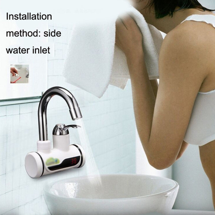 Kitchen Hot and Cold Dual-use Instant Faucets EU Plug, Style: Square Screen Type - Faucets & Accessories by buy2fix | Online Shopping UK | buy2fix