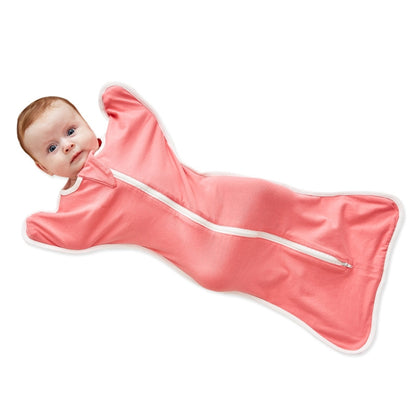 Insular Baby Cotton Quilt Newborn Swaddle Sleeping Bag Blanket, Size: 60cm For 0-3 Months(Pink) - Sleeping Bag by Insular | Online Shopping UK | buy2fix