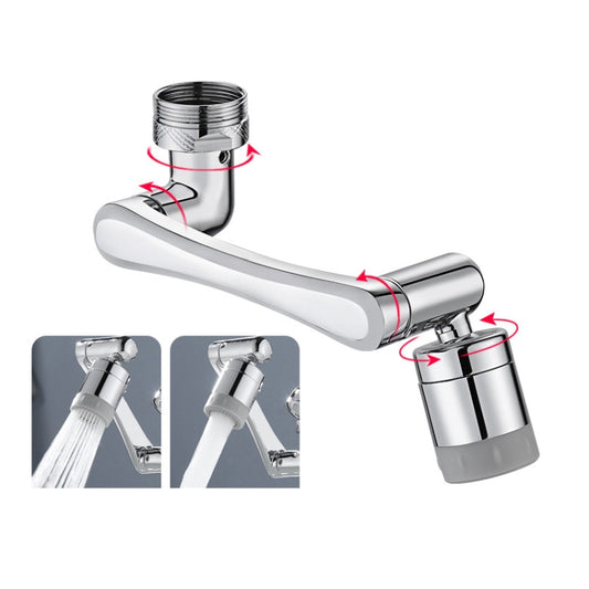 Faucet Robot Arm Universal Extender 1080 Degree Lifting Aerator, Specification: Silicone Double Outlet - Faucets & Accessories by buy2fix | Online Shopping UK | buy2fix