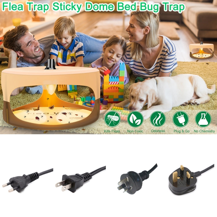 2pcs SK111 Pet Household Flea Lamp Flea Sticky Trapper Flea Capture Device(US Plug) - Traps by buy2fix | Online Shopping UK | buy2fix